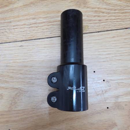 XLC Alloy Stem Raiser, 28.6 x 117mm, Black 1