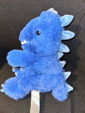 Microwavable Plush BLUE DINOSAUR Fully Lavender Scented Toy for winter 1