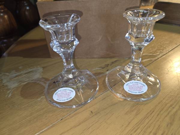 Crystal Candleholders 1