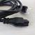 2 meters black power cord 7A 125V 3 pins socket - Brand New 2 thumbnail
