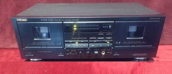 DOUBLE CASSETTE DECK/ Teak 1