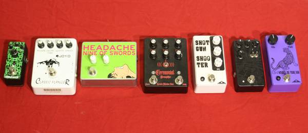Boutique guitar EFX pedals 1