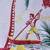 61" Silkscreen Printed Table Cloth Hula Hawaiian painting 3 thumbnail