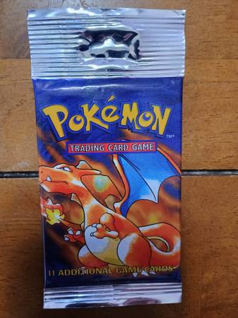 1999 Charizard Booster Pack 1