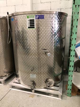 Four AG Variable Cap. SS Wine Tanks - All for 2800 1