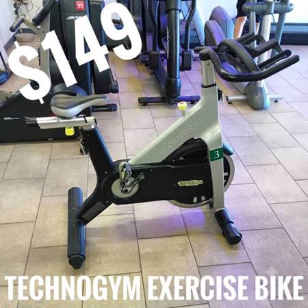 Technogym exercise bike gym quality $149  cash price plus taxes 1