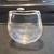 Clear Thick Glass Deer Etching Vase 5.5x5.5" 2 thumbnail