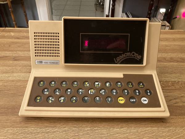 Vintage 1980’s Electronic Game VTech “LESSON ONE” learning game 1