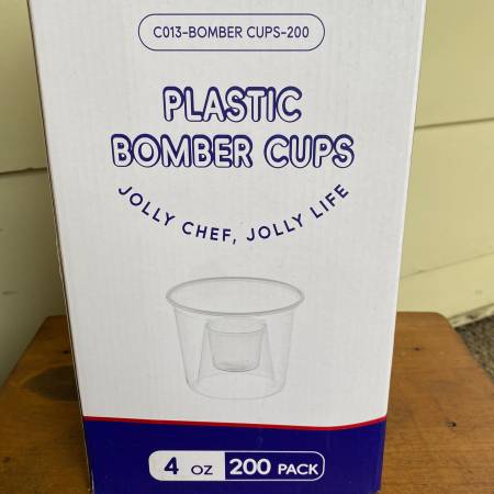 150-ct Disposable Plastic Bomber Cups ♦ Jager Bomb Shot Glasses 1