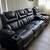 Dual Power leather reclining sofa and recliner 10 thumbnail