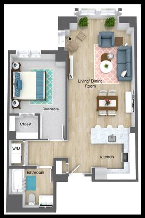 1/6/2026 Massive 1 bed/1bath STEPS from Quincy Center MBTA 1