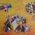 GEOMETRIC ABSTRACT COMPOSITION OIL PAINTING AFTER KANDINSKY 1 thumbnail