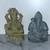 TWO BEAUTIFUL VINTAGE INDIA HINDU CARVED STONE STATUES OF LORD GANESHA 1 thumbnail