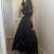 ✨ Dramatic Black & Electric Blue Satin Ballgown ✨ 1 thumbnail