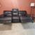 Black Leather Reclining Sofa 6 thumbnail