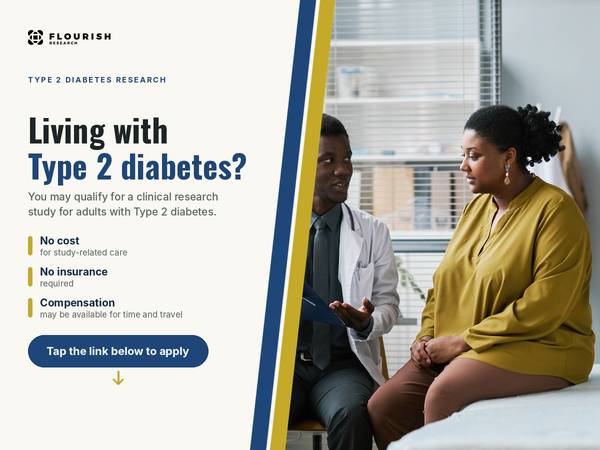 Type 2 Diabetes Research Study – Compensation May Be Available 1