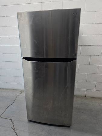 LG Refrigerator 24 cu ft. Stainless Steel Top Freezer 1