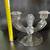 Vintage 30s Art Deco Pressed Glass Candelabra Candlestick 6 thumbnail
