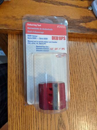 Deburring Tool for Plastic Pipe 1
