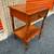 Antique Sheraton style one drawer nighstand side table 6 thumbnail