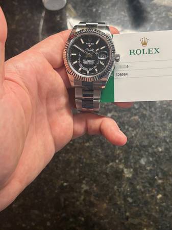 2020 Rolex Sky-Dweller 42mm oyster band/black dial 1