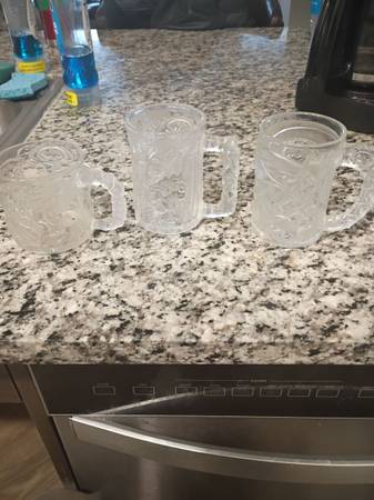 Batman Forever 1995 McDonald's glass mugs 1