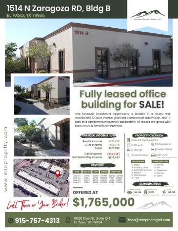 1514 N Zaragoza RD, Bldg B 1