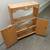 Vintage wooden country cupboard cabinet w/ shelves 2 thumbnail