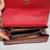 Retro Red Leather Purse with Handle 5 thumbnail