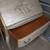 Antique shabby chic letter desk painted silver 5 thumbnail