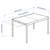 IKEA GLIVARP Extendable Glass Table – Chrome/Transparent 4 thumbnail