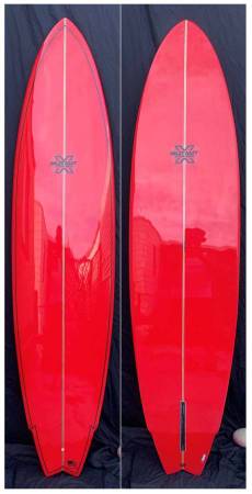 7'6" Single Wing Single Fin Surfboard photo 1
