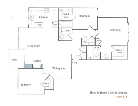 $3,595 / 3br - 1200ft2 - 3BR apt, Located in Bellevue, Tons of storage, Fully-equipped kitchen (Redmond/Bellevue/Microsoft)64031134668418124