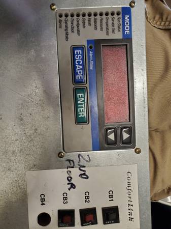 Comfort Link control panel. 1