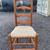Antique French Country Ladder Back Chair with Rush Seat Shaker Style chair 1 thumbnail