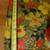 Yellow Orange Black Metal Tole Lap Trays w/ Floral Design by Everlast 6 thumbnail