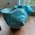 2 Large Seashell Planters blue glazed from Anthropology 1 thumbnail
