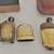 Two Vintage Brass Lighters No. 5 Smoke Stone 1-Box 1-leather holder 12 thumbnail