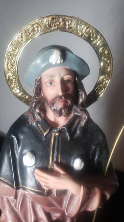 St Roque vintage statue 1