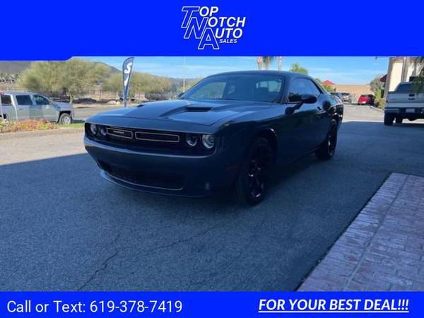 2015 Dodge Challenger SXT Plus coupe Granite Crystal Metallic 1