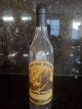 Empty 15yr Pappy Van Winkle 1