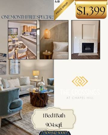 $1,399 / 1br - 904ft2 - RENT REDUCUSED & ONE MONTH FREE SPECIAL !63697264191361120