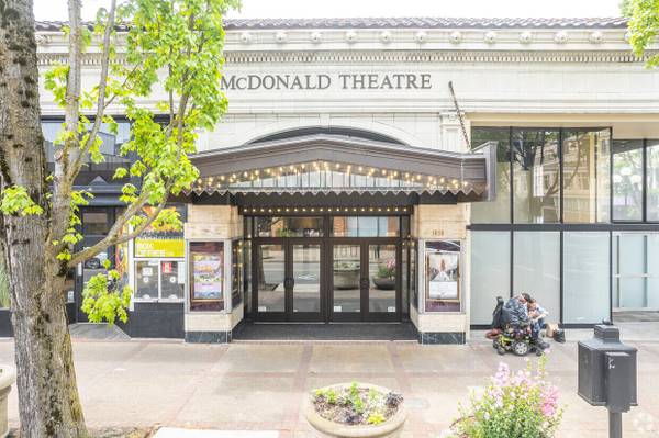 restaurant next door to historic McDonald theater 1