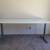 Excellent Condition Glass Top 31" x 63" Desk w/Adjustable Height Legs 6 thumbnail