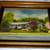 Vintage Signed Suburban House Framed Board Painting 1 thumbnail