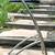 (Pair of) Deco/Mid-Century Cantilevered Tubular Stainless-Steel Stools 12 thumbnail