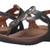 Rockport Women's Ramona Flats Sandals, Pewter, 8.5 Regular / 8.5 Wide 8 thumbnail