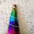 Headband Rainbow Unicorn Horn with 6 Pom Poms multi-colors 3 thumbnail