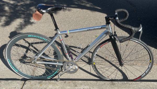 Specialized Langster single speed road bike 49cm chrome Brooks