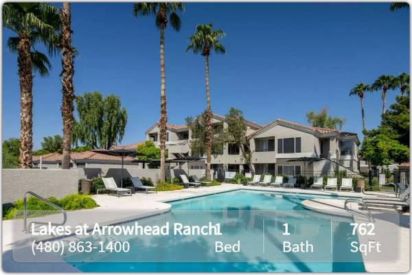 $1,482 / 1br - 762ft2 - Happy pets, happy owners! Experience our 1 Bed / 1 Bath. (Glendale - Midwestern University)64024991557633121